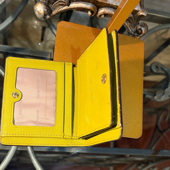 Michael Kors Mustard Yellow Wallet